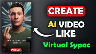 How to make Ai video like@VirtualSypac  | create TALKING AI AVATAR