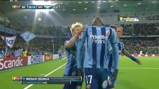 Höjdpunkter: Olunga med dubbla mål när Djurgården besegrade MFF - TV4 Sport