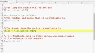 PHP Tutorial - COOKIES / setcookie