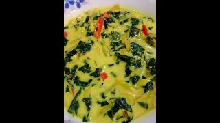 How to cook Moringa with coconut milk | Moringa or Drumstick Leaves in thick creamy coconut milk