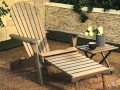 Grand Daddy Adirondack Chair with Pull Out Ottoman - Product Review Video