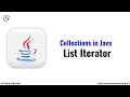 List Iterator in Java | Java Collections | Collection Framework | Java Tutorial For Beginners