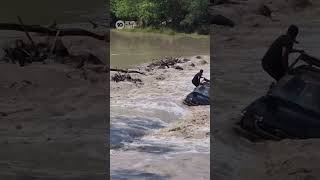 Two Men Stuck In Crocodile-Infested River In Australia | 10 News First