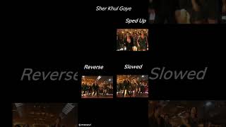 Songs That Sound Good In Every Version : Sher Khul Gaye    #shorts #sherkhulgaye #fighter #spedup