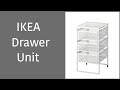 IKEA Lennart Drawer Unit/Unboxing/Assembly/White Mesh