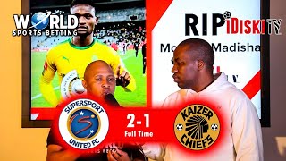 Supersport United 2-1 Kaizer Chiefs | Hunt Must Be Given A Chance | Tso Vilakazi