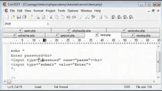PHP Common Errors Part 1 English