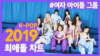 2019 총결산! 여자 아이돌 그룹 TOP10 과연 누구?! 최애돌 2019 여자아이돌 순위 | #트와이스 #아이즈원  #여자친구 #블랙핑크 #레드벨벳