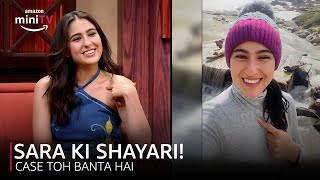 Sara Ki Shayari | Sara Ali Khan | Case Toh Banta Hai | Amazon miniTV