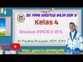 Kelas 4 ; Tema 4 ; Sub Tema 2 ; Muatan PPKN & IPA