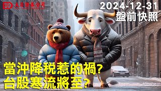 【大昌證券】2024年12月31日盤前快照：當沖降稅惹的禍?台股寒流將至？