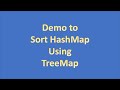 How to Sort Hashmap using treeMap.