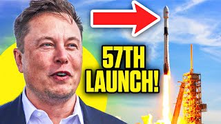 SpaceX Falcon 9 Rocket COMPLETED 57th Operational Starlink Launch | SpaceX news