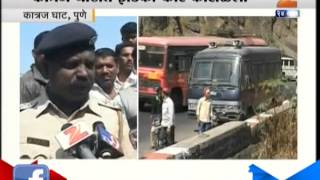 ZEE24TAAS : Pune Car Falls Of Katraj ghat