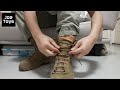 how to tie military boots 軍靴穿法 鞋帶綁法