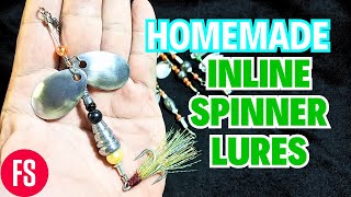 How To Make Your Own ! HOMEMADE INLINE SPINNER LURE | Fishing | Fishing Video | 手作りの釣り道具 | もっと魚を捕まえる