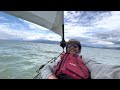 the crow from the bowsprit in georgia strait ingrid 38 pilothouse cutter