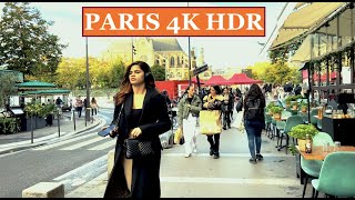 Paris Walking Tour, September 28, 2022 - Autumn in Paris - 4K HDR 60 fps