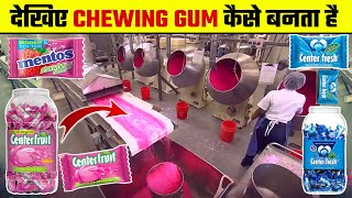 देखिए फैक्ट्री में Mentos और Center Fruit Chewing Gum कैसे बनता है | How made Chewing Gum in Factory