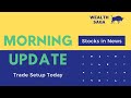 Bank nifty Levels 💥 Stock Market News | Morning Update : 12 August 2024