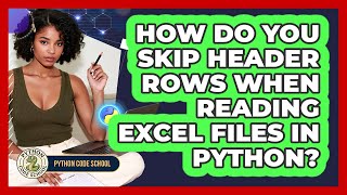 How Do You Skip Header Rows When Reading Excel Files In Python? - Python Code School
