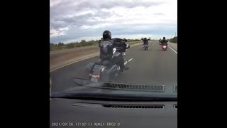 2021 0926 1730 motorcycle cuts it too close