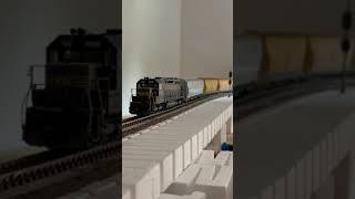 Western Maryland grain train with SD35!