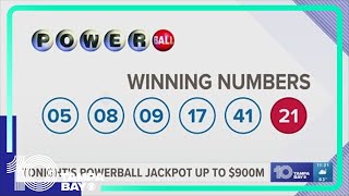 $900M Powerball jackpot: Winning numbers for Monday's drawing