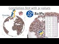 Correlation Test with p-value? Yes! | Pandas vs. Scipy