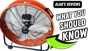 My Review of VEVOR Drum Fan, 24 Inch 8600 CFM High Velocity Heavy Duty Floor Shop Fan, 3-Speed   #ad