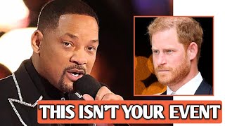 Will Smith Confront \u0026 Drags Prince Harry Off Grammys after Making first Appearance Since Oscars Slap