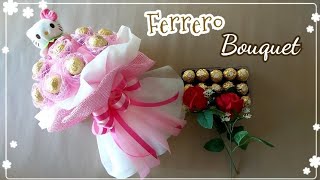 How To Wrap Kitty And Ferrero Bouquet / วิธีทำช่อคิตตี้เฟอร์เรโร่