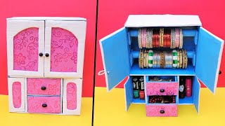How to make Beautiful Bangle Stand using Cardboard Box/Best out of waste/DIY Jewellery Organizer