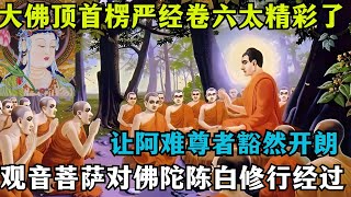 【楞严经卷六】太精彩！观音对佛陀陈白修行经过，阿难激动的对佛表示已觉悟了成佛之法！