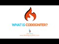 What is PHP CodeIgniter framework and how does it works?