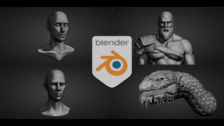 1 Year Character Sculpt Progress - Blender