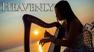 Heavenly Relaxing Hymns 🙏 Beautiful Healing Instrumentals 🙏 Harp Background Music