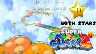 Super Mario Galaxy 2: Secret World S - Rolling Coaster Galaxy - Both Stars