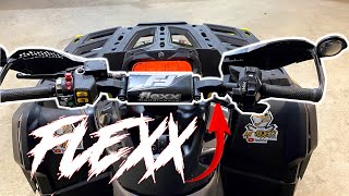 FASST FLEXX HANDLEBARS INSTALL ☞  BEST ATV \u0026 MOTORCYCLE HANDLEBARS