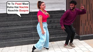 Rakhi Sawant Shocking Comment On Her Fan While Dancing In Public On Road Outside Her Gym