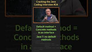 What is a default method? - Cracking the Java Coding Interview