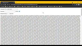 Javascript Infinity Generator