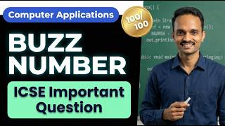 Buzz Number Program in Java | 2026 Important Questions | ICSE Class 10 Computer Applications
