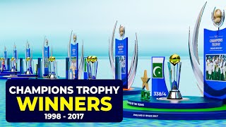 ICC Champions Trophy Winners List From 1998 to 2017