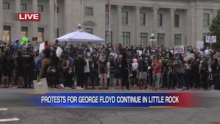 Day 5 of protesting in Little Rock