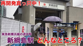 【再開発エリアの地下新駅】東急新横浜線の途中駅 新綱島駅構内はどんなところなのか