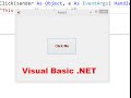 Create a Simple Visual Basic Application  in Visual Studio IDE