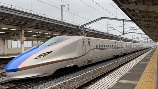 もしも上越新幹線が275km/hで走ったら 高速通過集