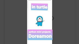 doraemon using python in 60|#shorts #youtubeshorts |#codeforprogress