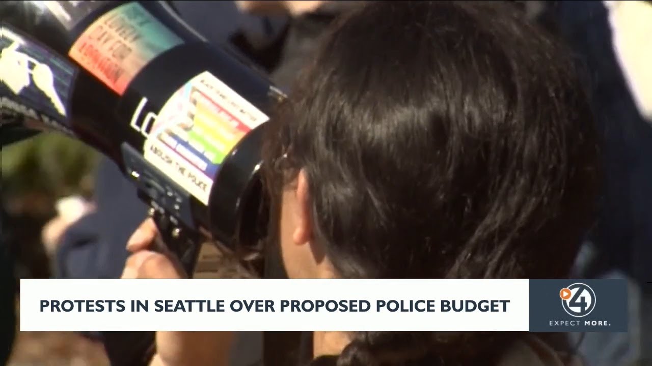 Protests Across Seattle Over Proposed Police Budget - YouTube